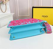 Fendi Peekaboo Iseeu Medium FF pink leather bag - 2