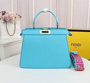 Fendi Peekaboo Iseeu Medium FF pink leather bag - 3