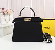 Fendi Peekaboo Iseeu Medium FF black leather bag - 3