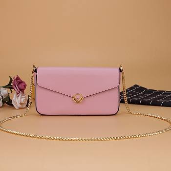 Fendi multiple wallet chain pink | 8842