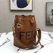 Fendi Mon Tresor mini print tote bag bucket bag brown | 8BS010 - 2