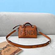 Fendi By The Way Mini Small brown leather Boston bag - 1