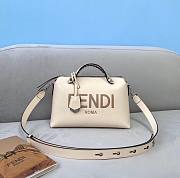Fendi By The Way Medium Small white leather Boston bag - 1