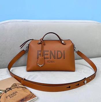 Fendi By The Way Medium Small brown leather Boston bag