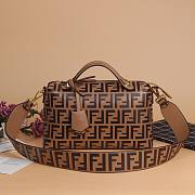 Fendi By The Way Boston brown leather bag | 8809 - 1