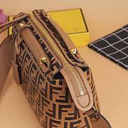 Fendi By The Way Boston brown leather bag | 8809 - 3