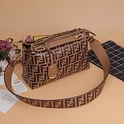Fendi By The Way Boston brown leather bag | 8809 - 4