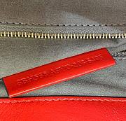 Fendi red leather totebag - 5