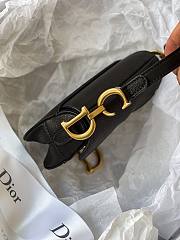 Dior Micro Saddle Mini Grained Leather in Black | 0443 - 5