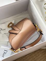 Dior Micro Saddle Mini Grained Leather in Beige | 0443 - 5