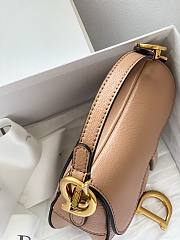 Dior Micro Saddle Mini Grained Leather in Beige | 0443 - 3