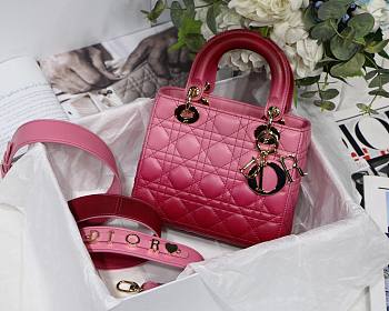 DIOR My ABCDIOR Lady Pink Cannage Lambskin Bag | M0538