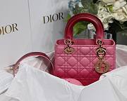 DIOR My ABCDIOR Lady Pink Cannage Lambskin Bag | M0538 - 6