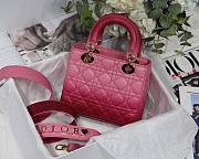 DIOR My ABCDIOR Lady Pink Cannage Lambskin Bag | M0538 - 4