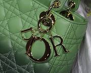 DIOR My ABCDIOR Lady Green Cannage Lambskin Bag | M0538 - 4