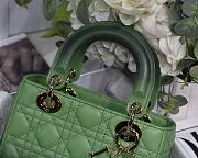DIOR My ABCDIOR Lady Green Cannage Lambskin Bag | M0538 - 2
