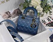 DIOR My ABCDIOR Lady Blue Cannage Lambskin Bag | M0538 - 1