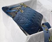 DIOR My ABCDIOR Lady Blue Cannage Lambskin Bag | M0538 - 6