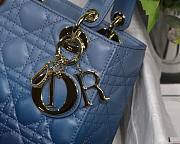 DIOR My ABCDIOR Lady Blue Cannage Lambskin Bag | M0538 - 5
