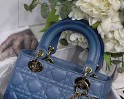 DIOR My ABCDIOR Lady Blue Cannage Lambskin Bag | M0538 - 4