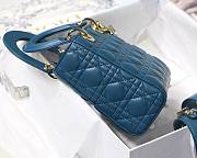 DIOR My ABCDIOR Lady Blue Lambskin Bag | M0538 - 6