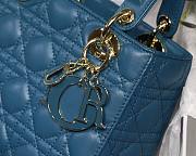 DIOR My ABCDIOR Lady Blue Lambskin Bag | M0538 - 4
