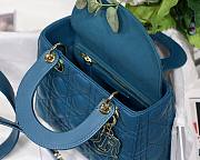 DIOR My ABCDIOR Lady Blue Lambskin Bag | M0538 - 3