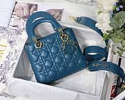 DIOR My ABCDIOR Lady Blue Lambskin Bag | M0538 - 2