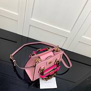 Gucci Diana mini tote bag in pink leather | 655661 - 4