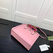 Gucci Diana small tote bag in pink leather | 660195 - 3