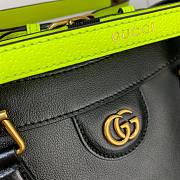 Gucci Diana medium tote bag in black leather | 655658 - 2