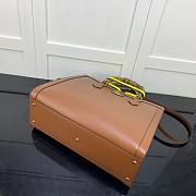 Gucci Diana medium tote bag in brown leather | 655658 - 5