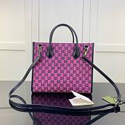 Gucci GG small tote bag in pink leather | 659983 - 4
