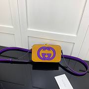 Gucci Interlocking G mini bag in yellow leather | ‎658230 - 1