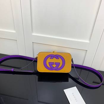 Gucci Interlocking G mini bag in yellow leather | ‎658230