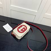 Gucci Interlocking G mini bag in white leather | ‎658230 - 2