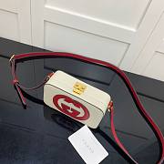 Gucci Interlocking G mini bag in white leather | ‎658230 - 6