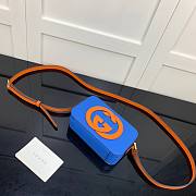 Gucci Interlocking G mini bag in blue leather | ‎658230 - 5