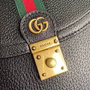 Gucci Ophidia small top handle bag in black leather | 651055  - 6