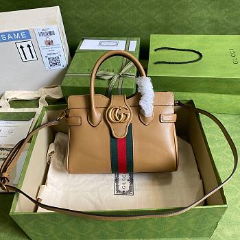 Gucci Small top handle bag with Double G | 658450 