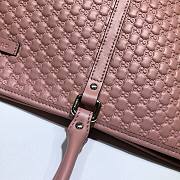 Gucci GG Guccissima Joy Large Pink Leather Tote Bag | 449647 - 5