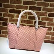Gucci GG Guccissima Joy Large Pink Leather Tote Bag | 449647 - 4