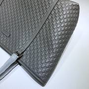 Gucci GG Guccissima Joy Large Gray Leather Tote Bag | 449647 - 6