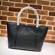 Gucci GG Guccissima Joy Large Black Leather Tote Bag | 449647 - 1