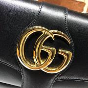 GUCCI Double GG Small shoulder crossbody bag in black leather | 550129 - 3