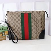 Gucci GG Black men's bag in GG Supreme | ‎523603 - 1