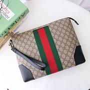 Gucci GG Black men's bag in GG Supreme | ‎523603 - 4