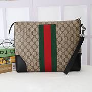 Gucci GG Black men's bag in GG Supreme | ‎523603 - 5