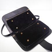 Gucci Ophidia GG messenger bag in black velvet leather | 548304 - 3