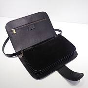 Gucci Ophidia GG messenger bag in black velvet leather | 548304 - 6